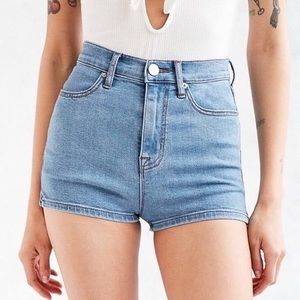 Urban outfitters BDG super high rise spade pin up short